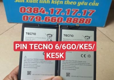 pin Tecno 6/6 GO/KE5/KE5K/Pin BL-49FT 5000MAh BL-49FX BL-58BT BL-49ET BL-49HT BL-58CT BL-58AT